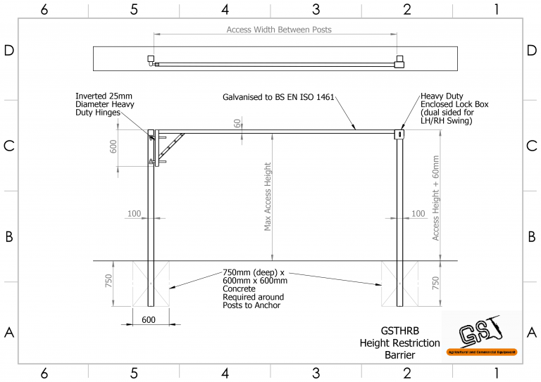 Height Restriction Barriers Single Span Gst Fabrication
