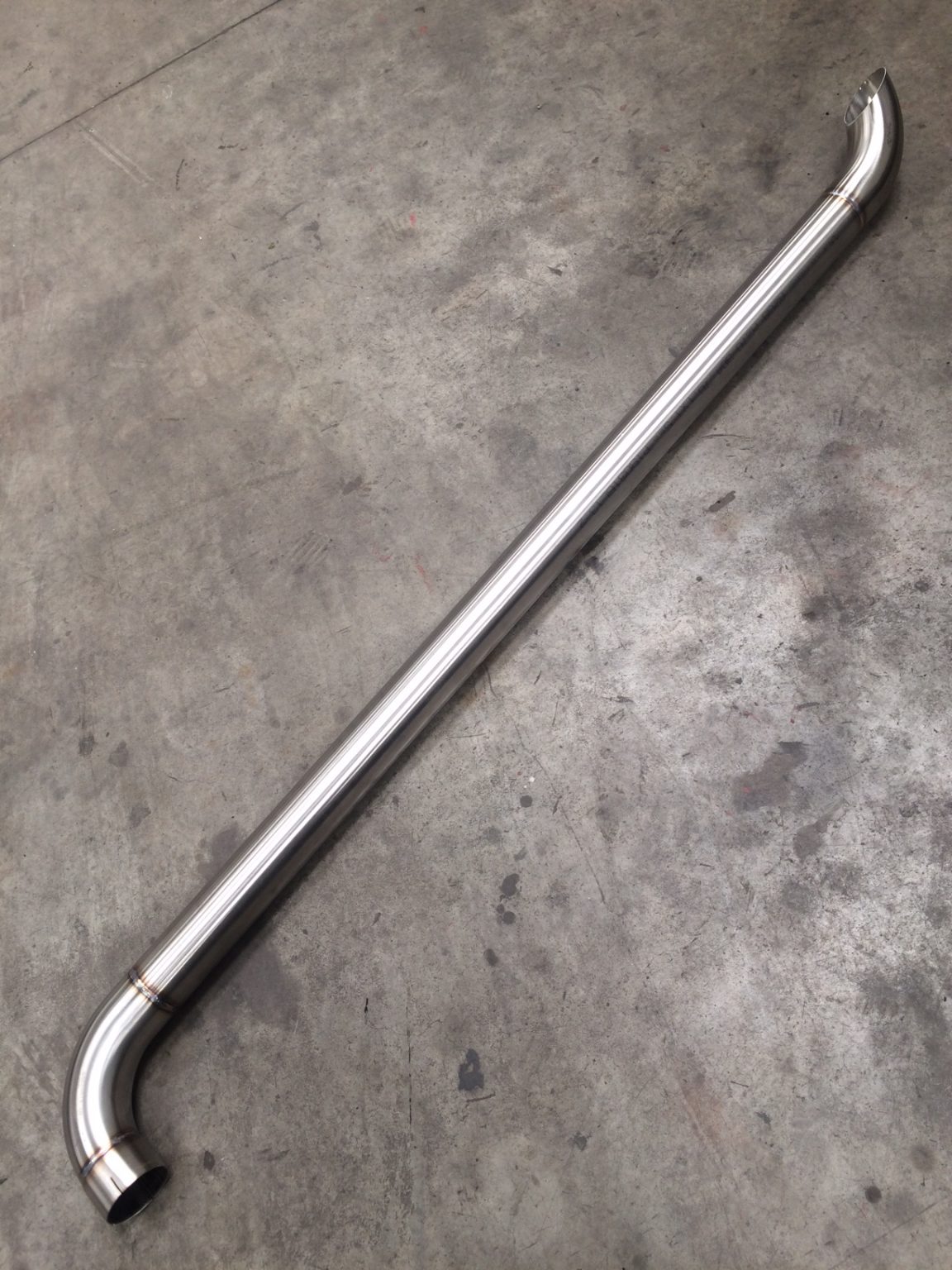 John Deere 6000 Series Stainless Steel Exhaust Pipe GST Fabrication